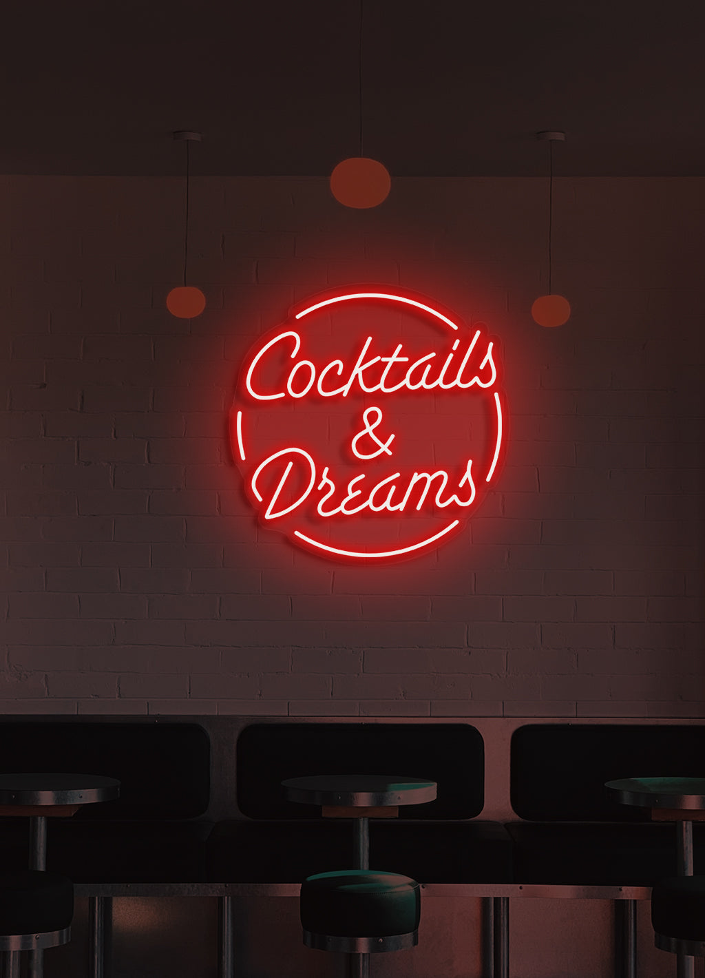 Cocktails & dreams - LED Neon skilt