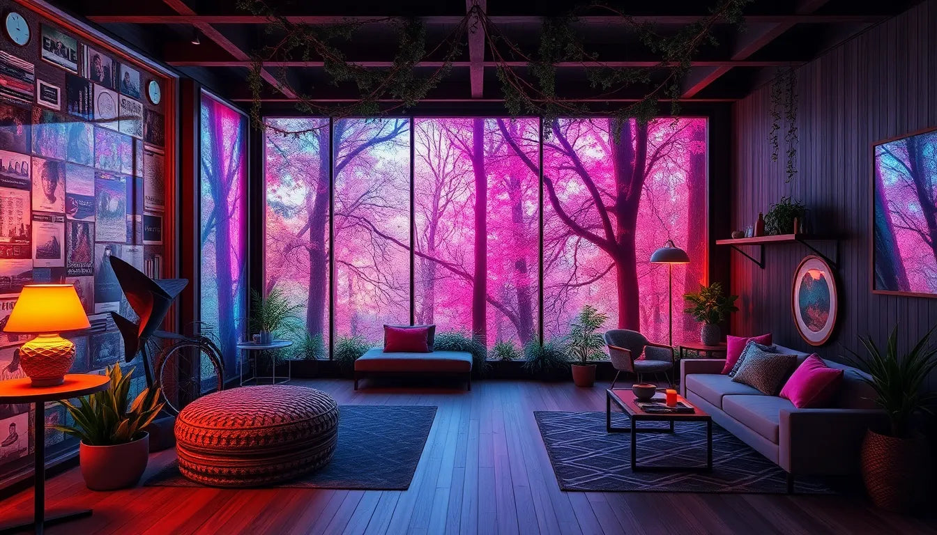 Skab magi i dit hjem med rgb lyskæde - Illustration