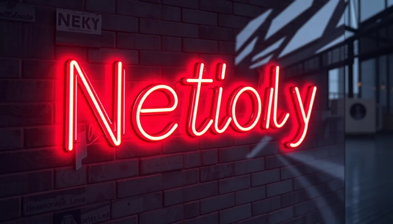 Neonlys skilt: lys op med stil i hjemmet og virksomheden - Illustration