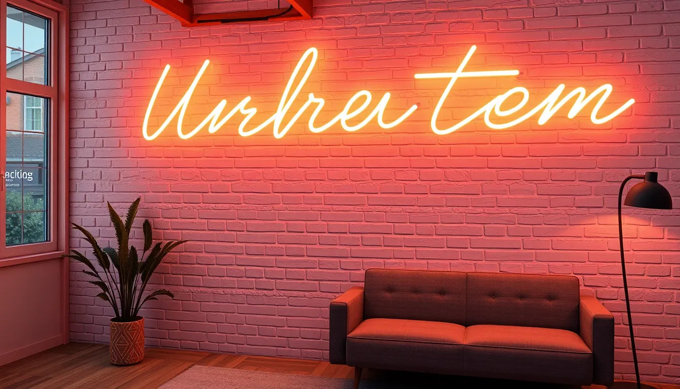 custom neon skilt: skab dit eget lysende mesterværk - Illustration