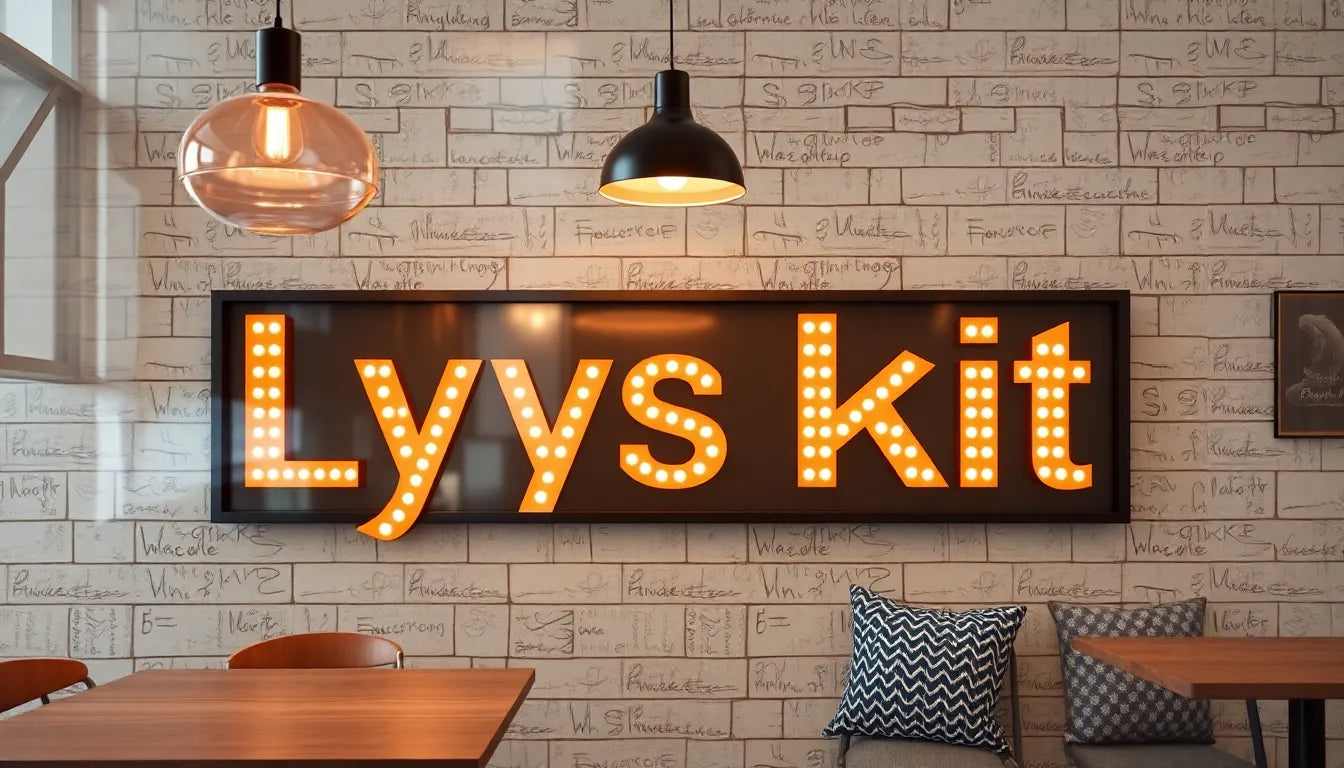 lys op med personlige lysskilt: sæt dit eget præg - Illustration
