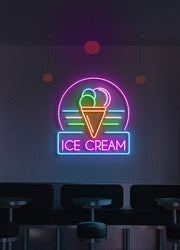 Ice cream - LED Neon skilt