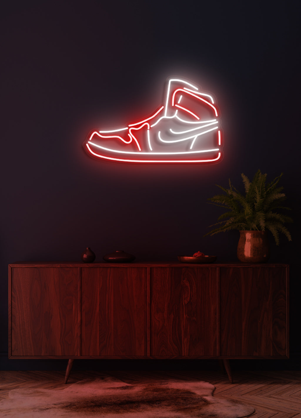 Nike Sneaker - LED Neon skilt