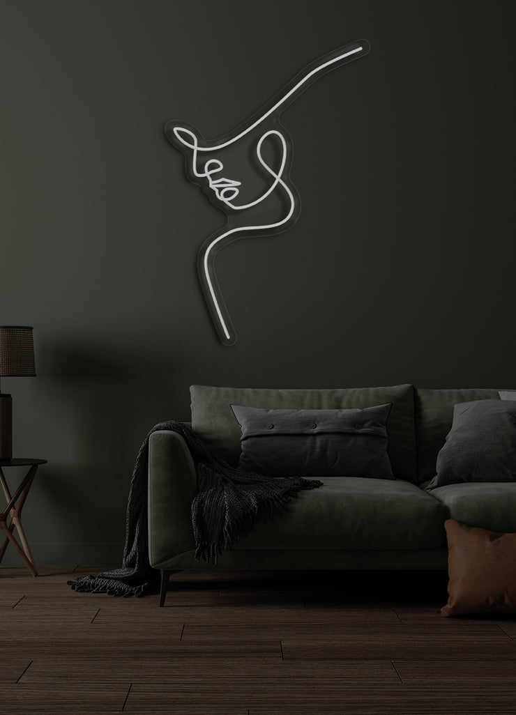 One line - LED Neon skilt