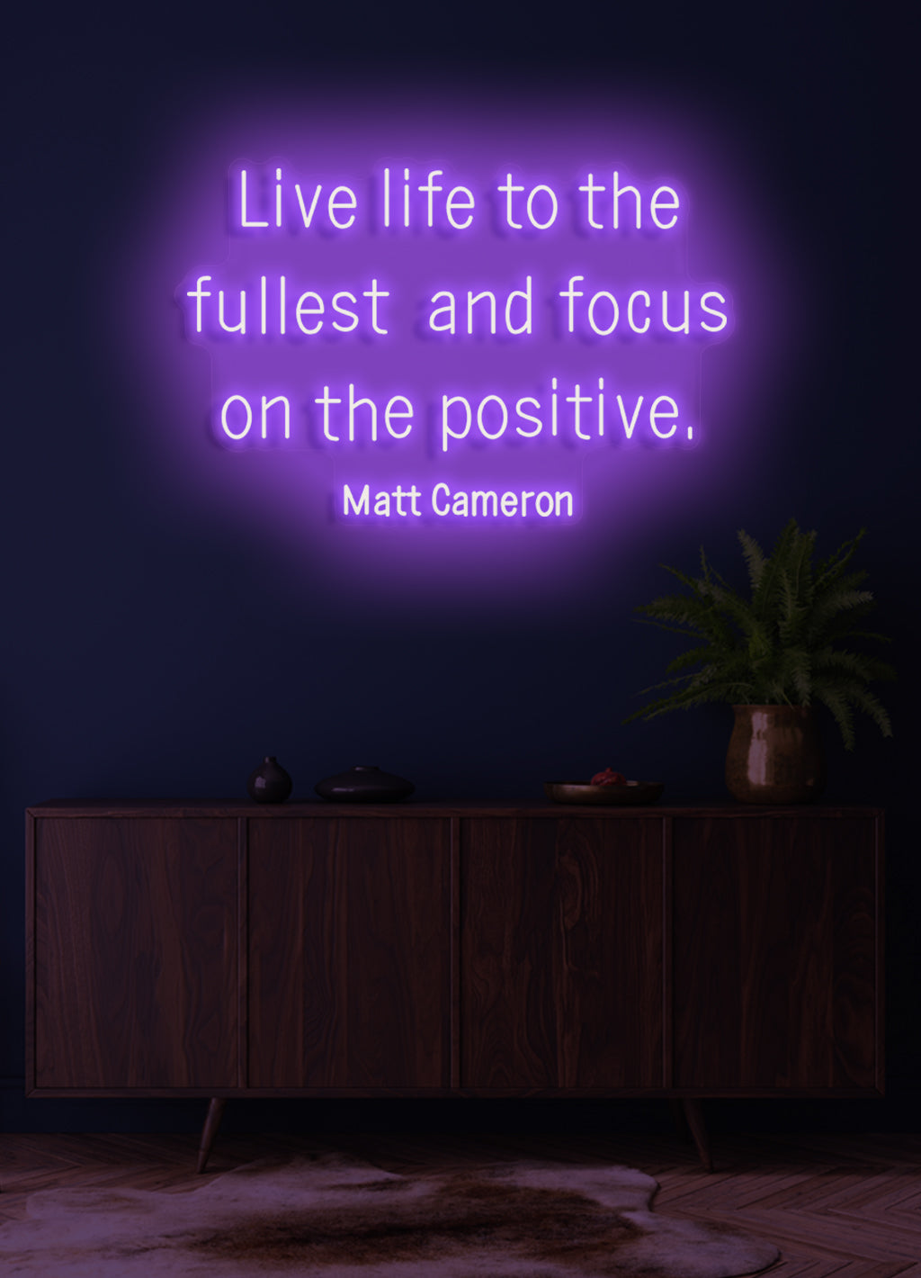 Live life to the fullest - LED Neon skilt