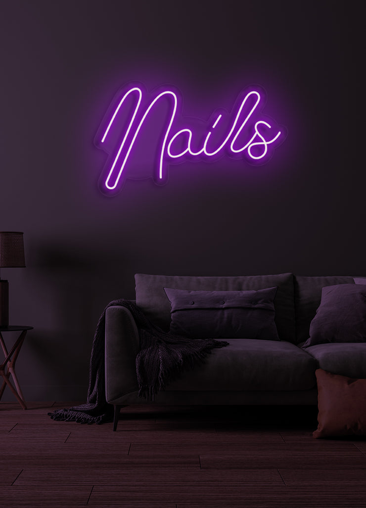 Nails - LED Neon skilt