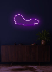 F1 Albert Park Street Circuit track  - LED Neon skilt