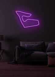F1 Redbull Ring track - LED Neon skilt
