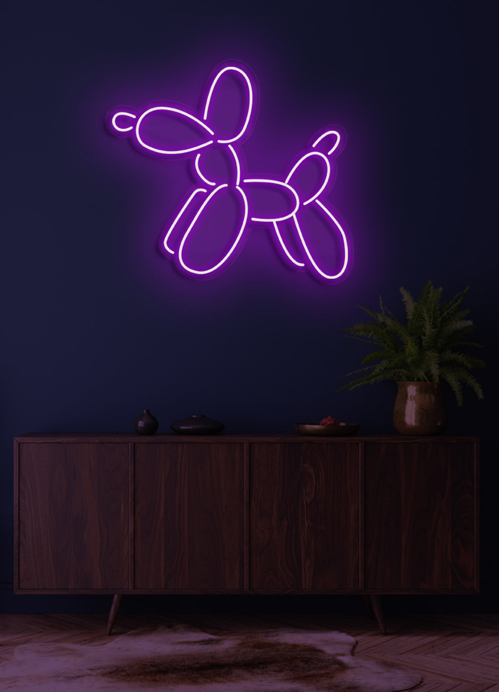 Ballon dog - LED Neon skilt