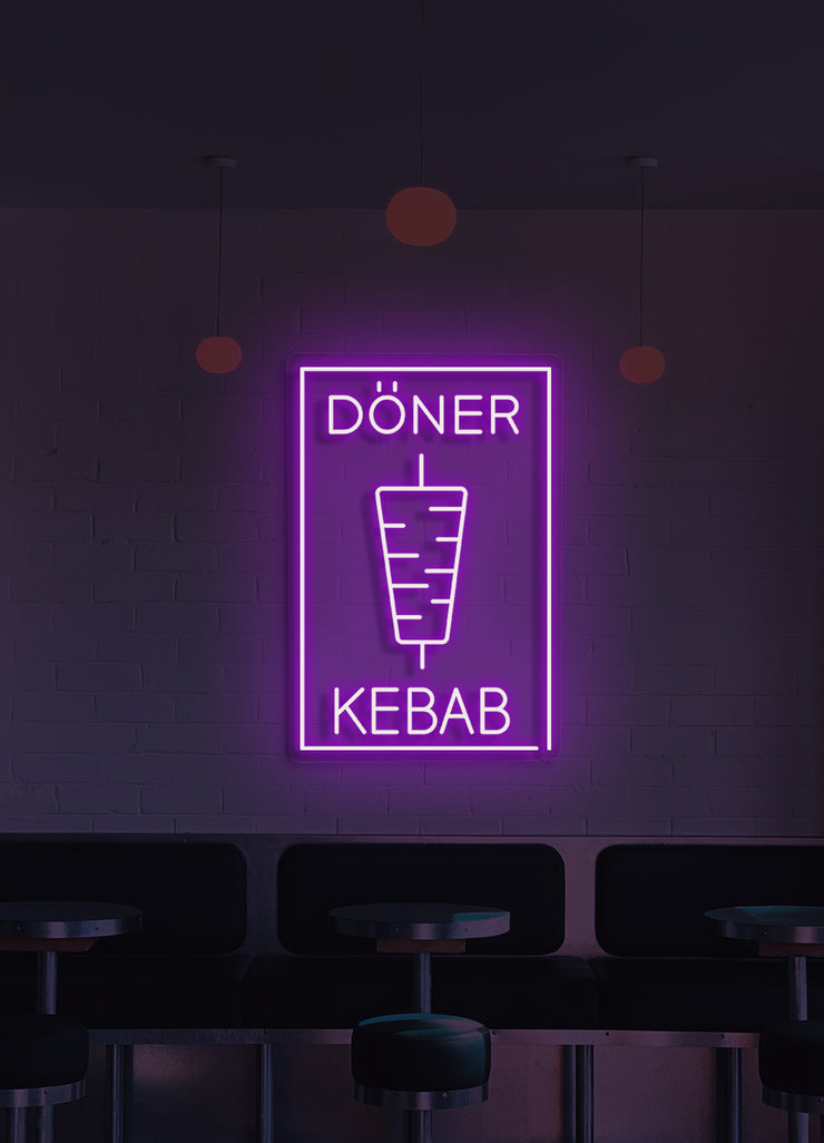 Döner kebab - LED Neon skilt