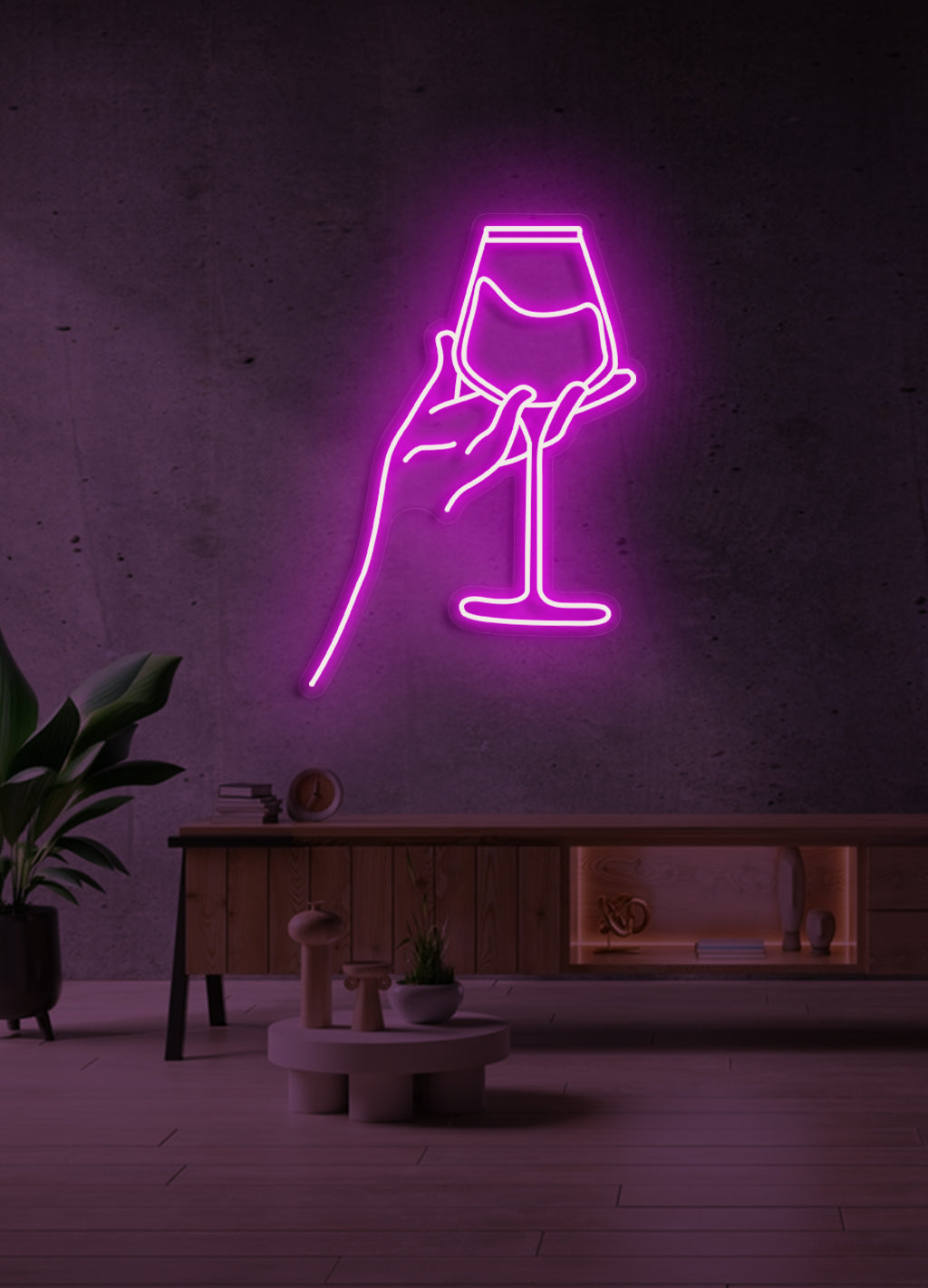 Wine - LED Neon skilt