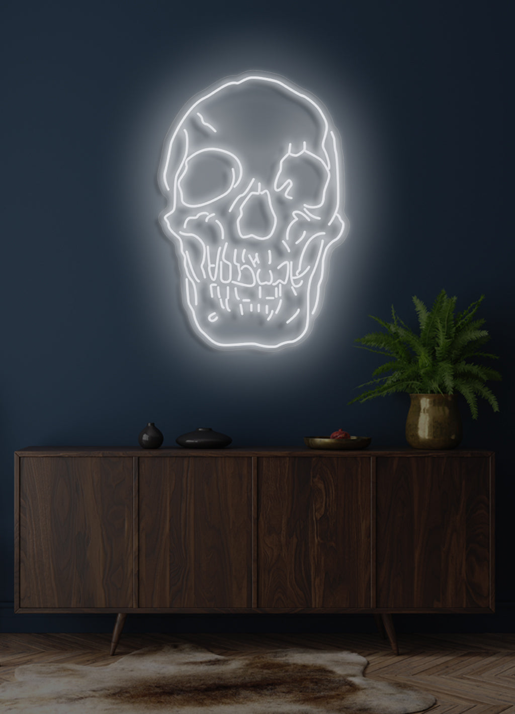 Skull - LED Neon skilt