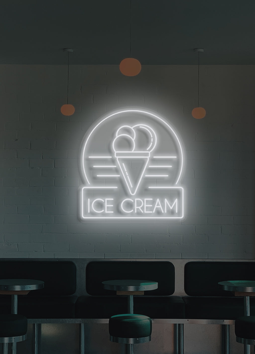 Ice cream - LED Neon skilt