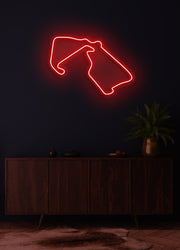 F1 Silverstone track - LED Neon skilt