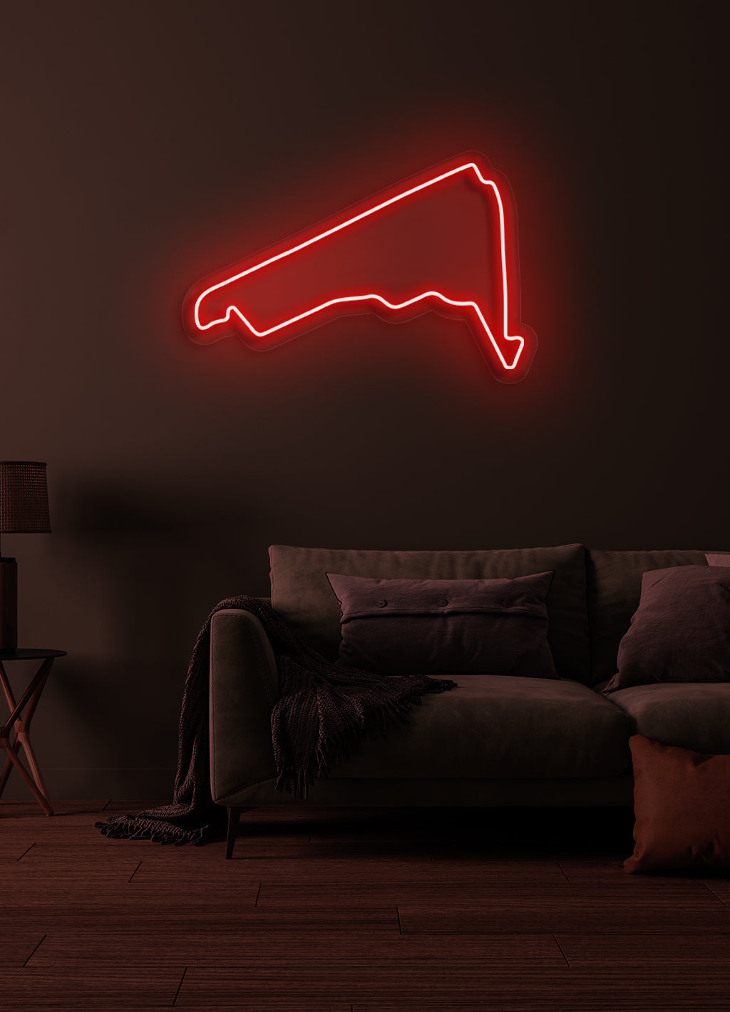 F1 Autodromo Hermanos Rodriguez track - LED Neon skilt