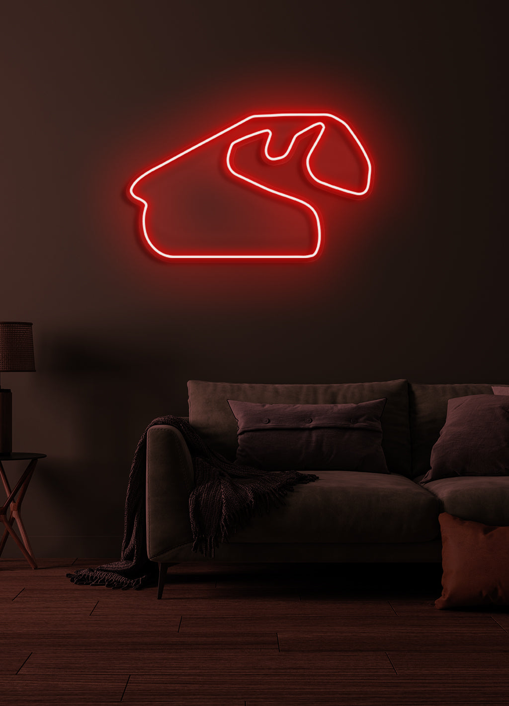 F1 Autodromo Jose Carlos Pace track - LED Neon skilt