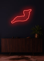 F1 Imola Circuit track - LED Neon skilt