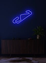 F1 Circuit De Barcelona Catalunya track - LED Neon skilt