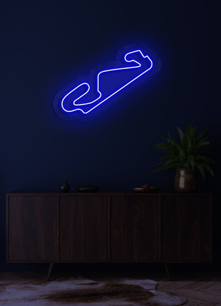 F1 Circuit De Barcelona Catalunya track - LED Neon skilt