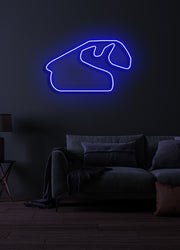 F1 Autodromo Jose Carlos Pace track - LED Neon skilt