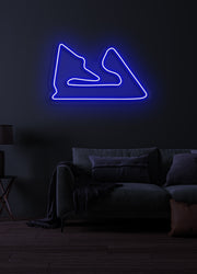 F1 Bahrain International Circuit track  - LED Neon skilt