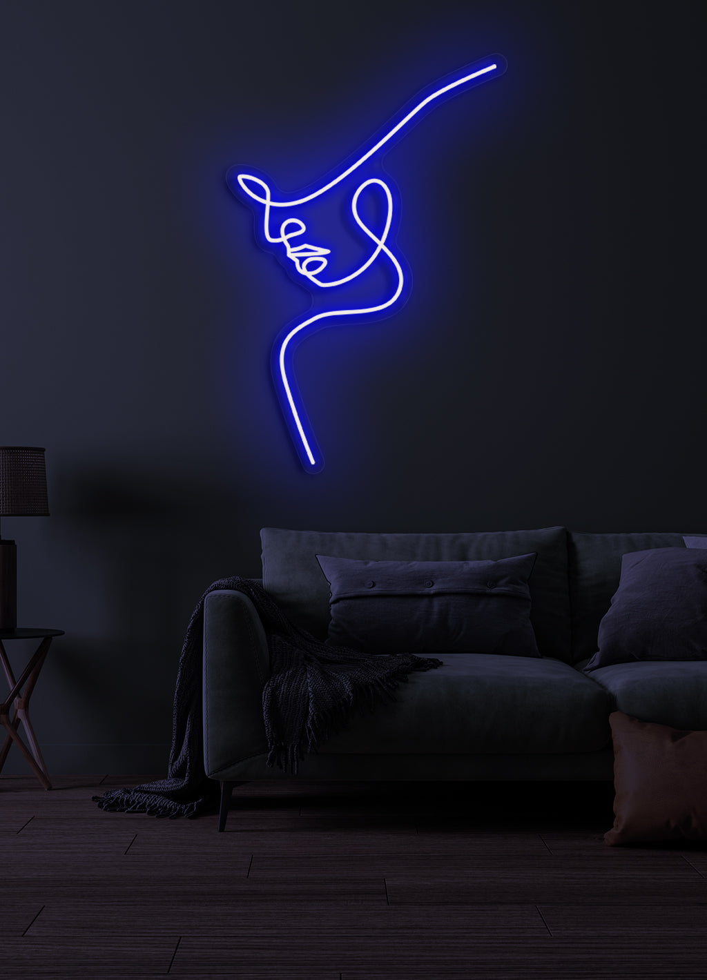 One line - LED Neon skilt