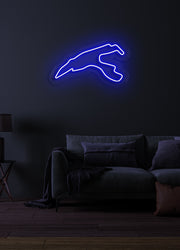 F1 Circuit De Spa-Francorchamps track - LED Neon skilt