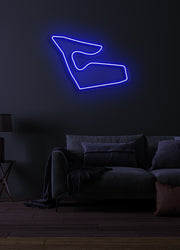 F1 Redbull Ring track - LED Neon skilt