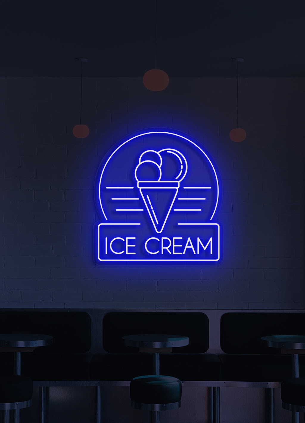 Ice cream - LED Neon skilt