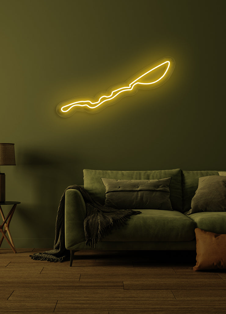 F1 Jeddah Corniche Circuit track  - LED Neon skilt