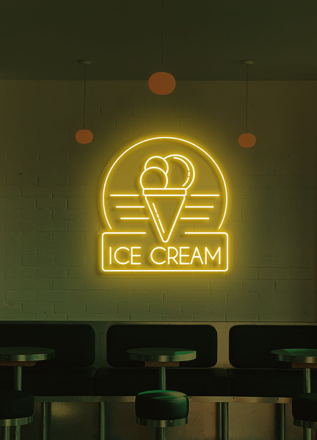 Ice cream - LED Neon skilt