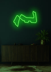 F1 Marina Bay Circuit track - LED Neon skilt