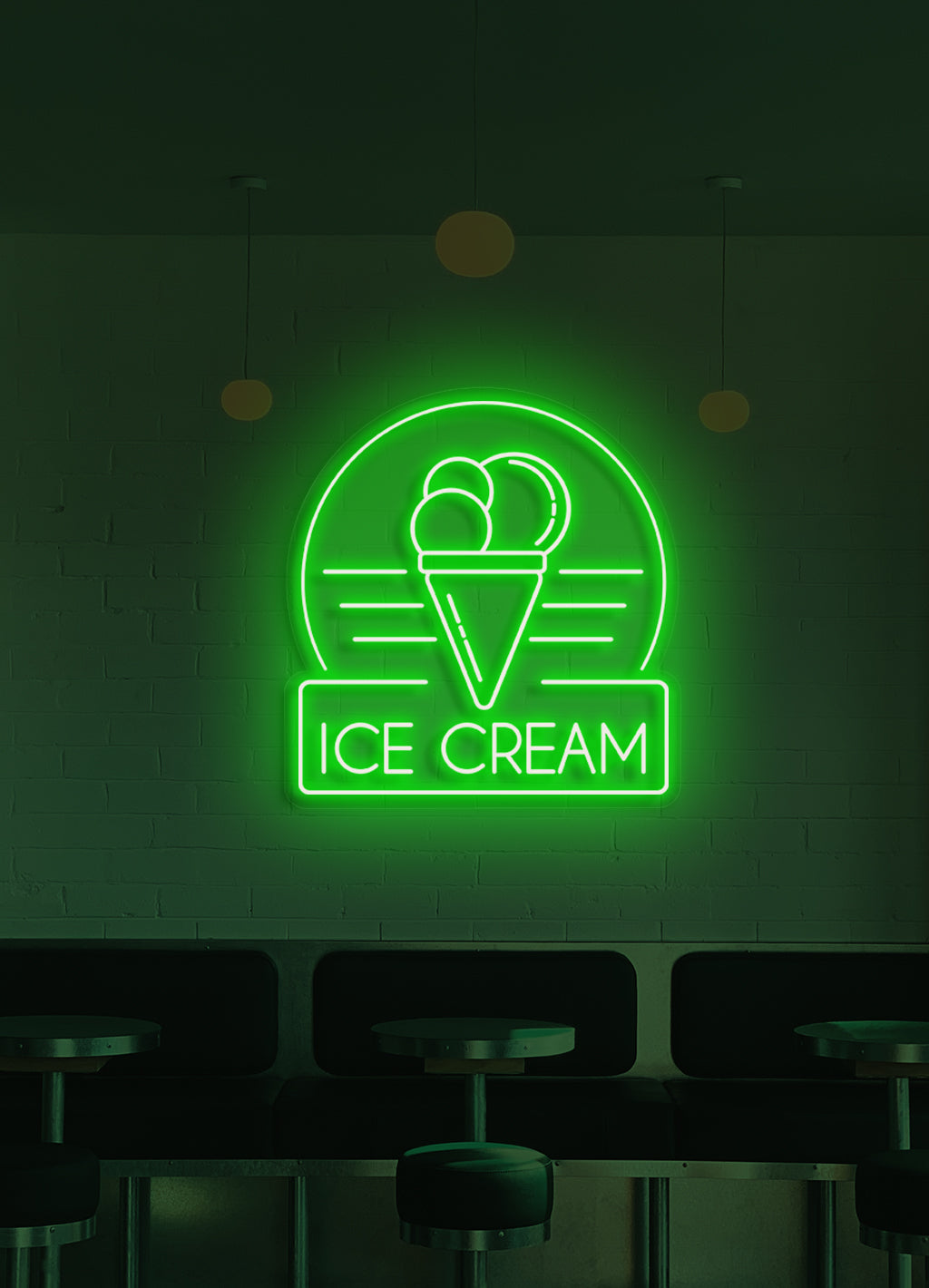 Ice cream - LED Neon skilt