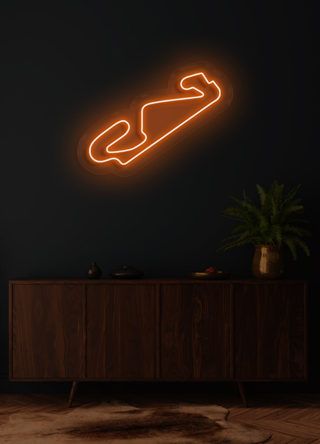 F1 Circuit De Barcelona Catalunya track - LED Neon skilt