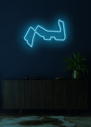 F1 Marina Bay Circuit track - LED Neon skilt