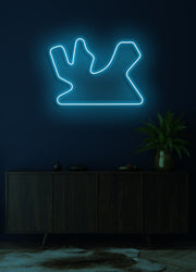 F1 Losail International Circuit track - LED Neon skilt