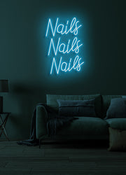 Nails Nails Nails - LED Neon skilt