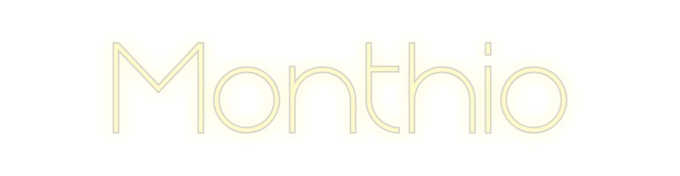 Custom Neon: Monthio