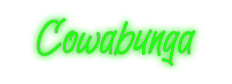 Custom Neon: Cowabunga