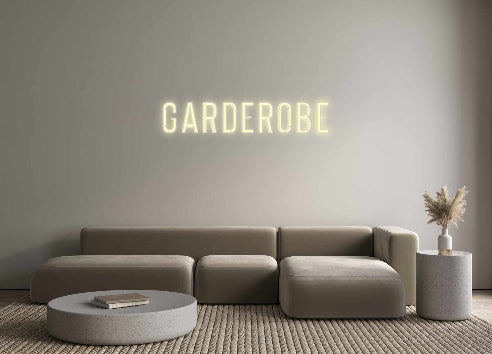 Custom Neon: Garderobe