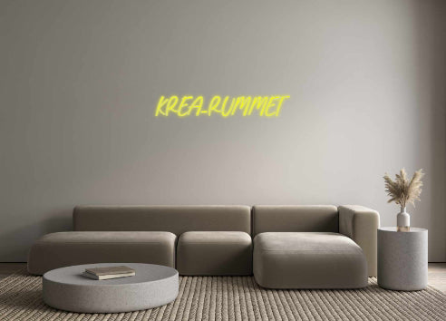 Custom Neon: KREA-RUMMET