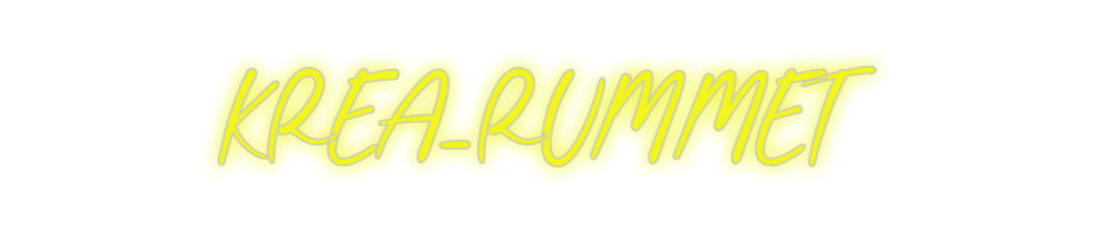 Custom Neon: KREA-RUMMET