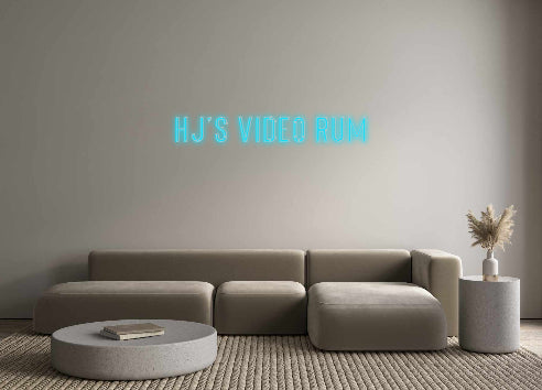 Custom Neon: HJ’s VIDEO RUM