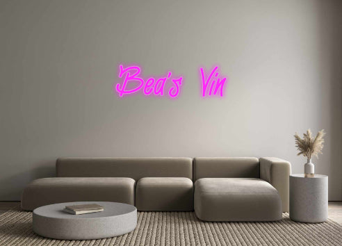 Custom Neon: Bea's Vin