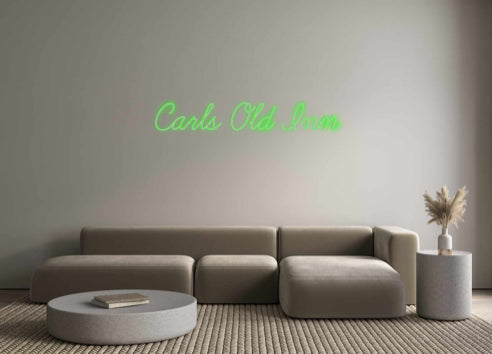 Custom Neon: Carls Old Inn