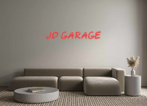 Custom Neon: JD Garage