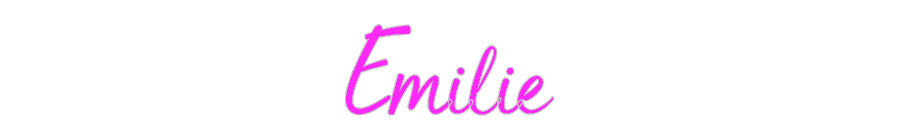 Custom Neon: Emilie