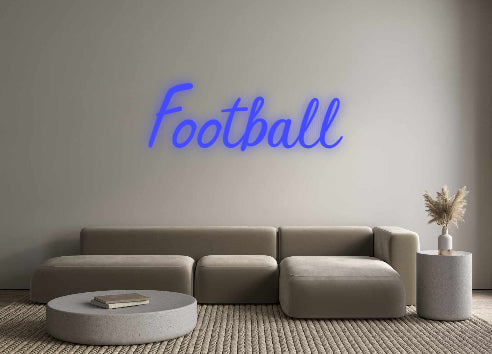 Custom Neon: Football