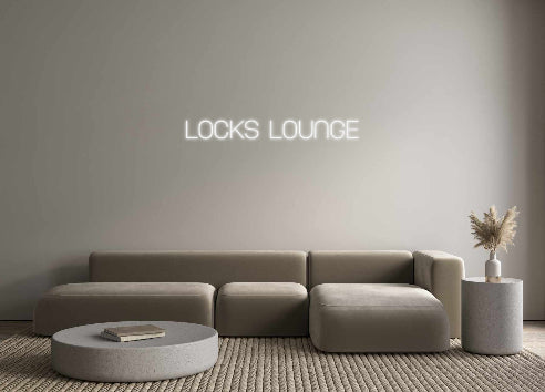 Custom Neon: Locks Lounge