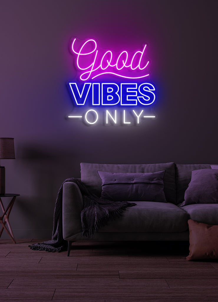 Good Vibes Only - LED Neon skilt